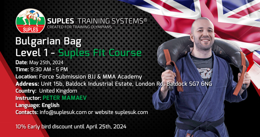 🇬🇧25 MAY '24 | Suples Bulgarian Bag Level 1 Certification - BALDOCK, UK